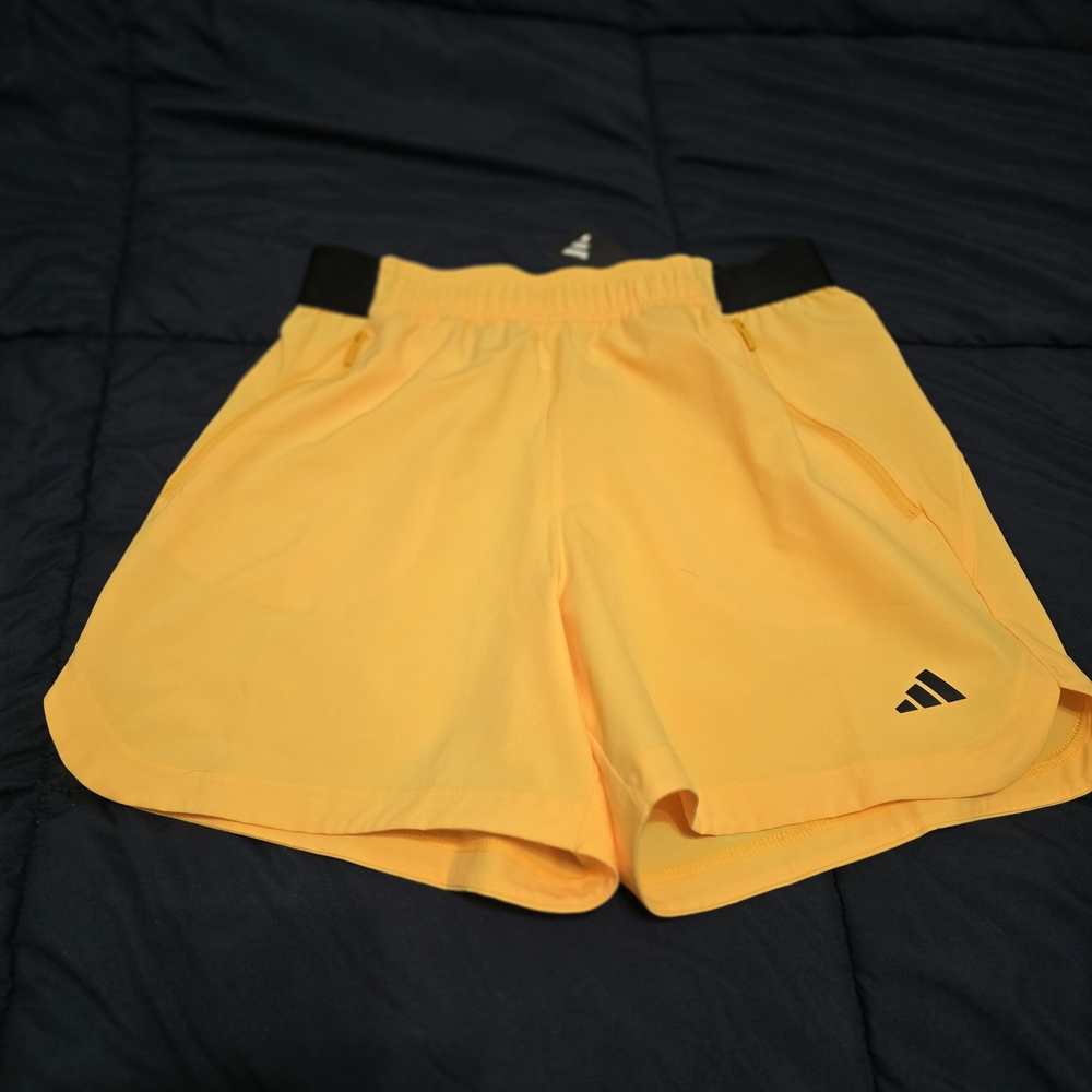 Adidas Bright Orange/Yellow Sports Shorts